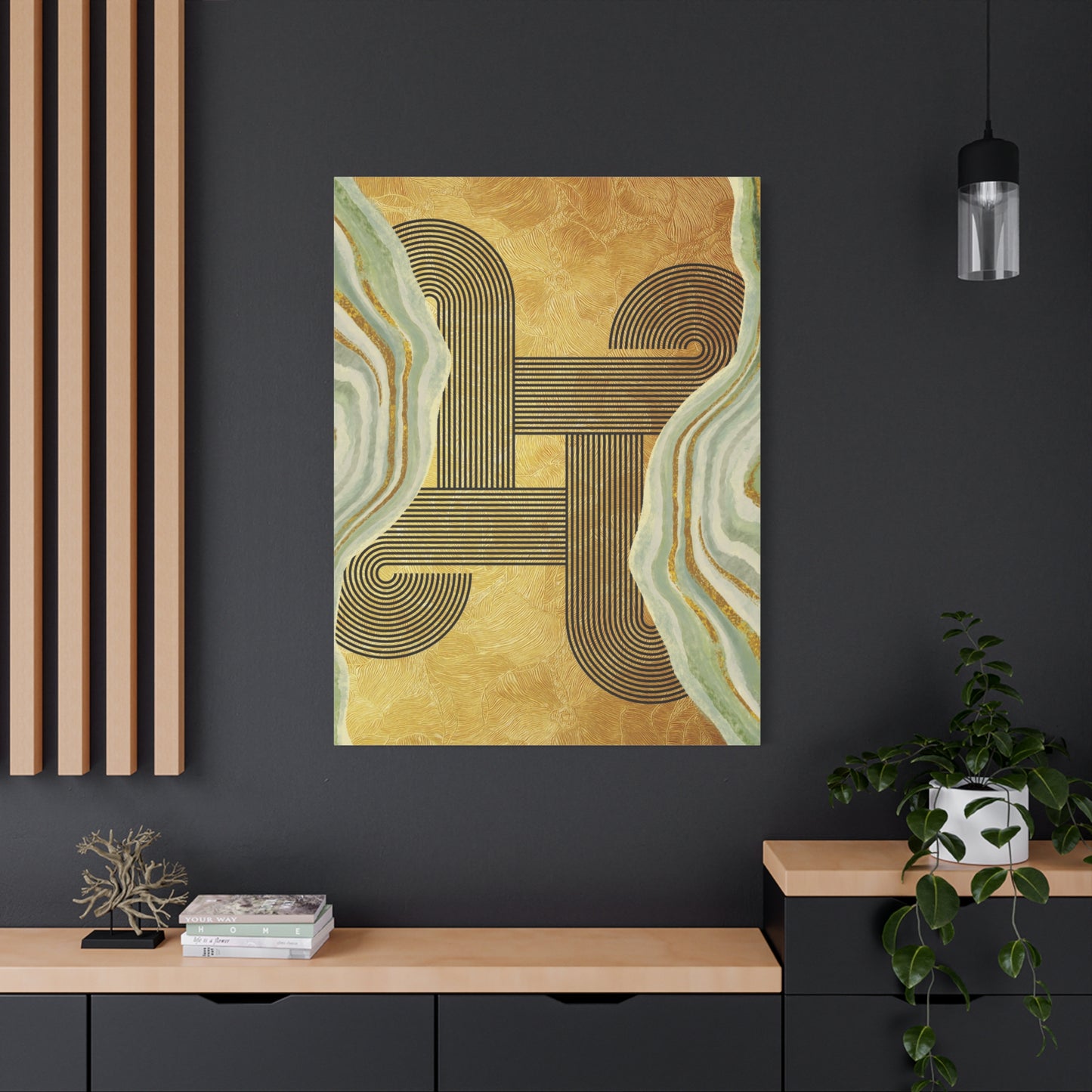 Of Thoughts and Feelings/4 Madhahib - Vertical Matte Canvas